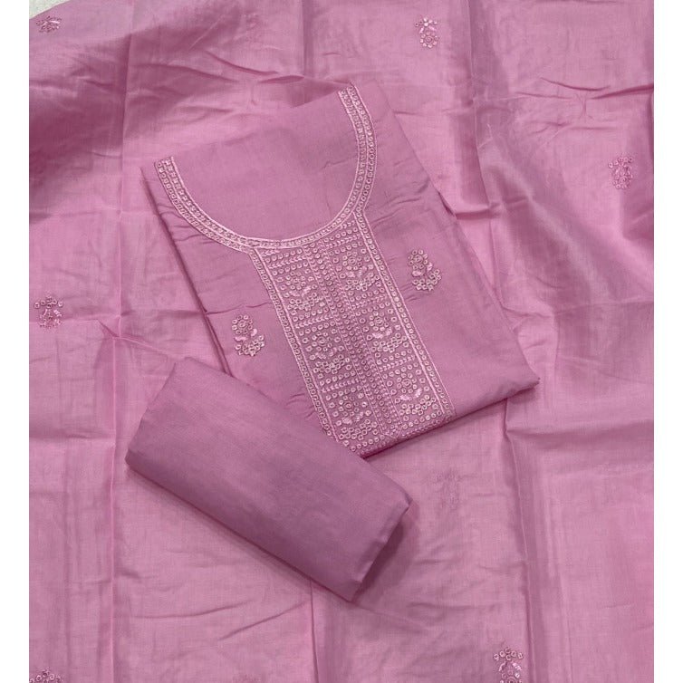 Premium Chikankari Pure Cotton Suit Set - Yanchi