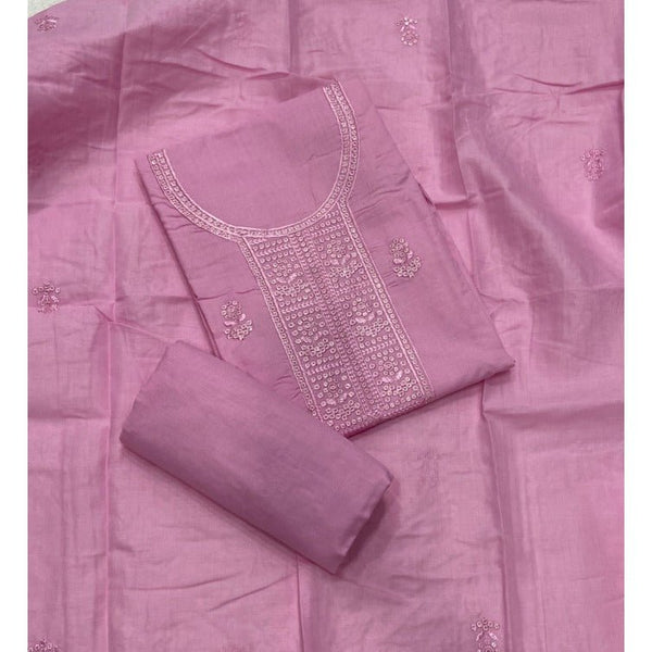 Premium Chikankari Pure Cotton Suit Set - Yanchi
