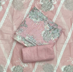 Premium Chikankari Pure Cotton Suit Set - Yanchi