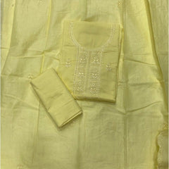 Premium Chikankari Pure Cotton Suit Set - Yanchi