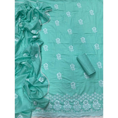 Premium Chikankari Pure Cotton Suit Set - Yanchi