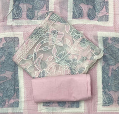 Premium Chikankari Pure Cotton Suit Set - Yanchi