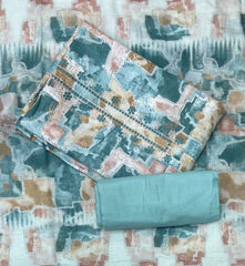 Premium Chikankari Pure Cotton Suit Set - Yanchi