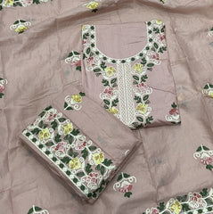 Premium Chikankari Pure Cotton Suit Set - Yanchi