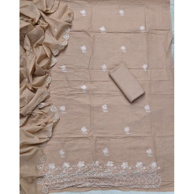 Premium Chikankari Pure Cotton Suit Set - Yanchi