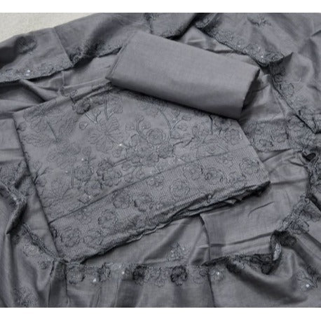 Premium Chikankari Pure Cotton Suit Set - Yanchi