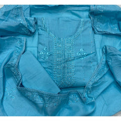 Premium Chikankari Pure Cotton Suit Set - Yanchi