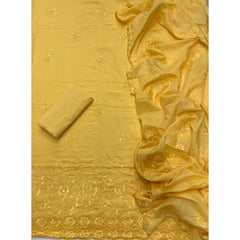 Premium Chikankari Pure Cotton Suit Set - Yanchi