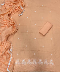 Premium Chikankari Pure Cotton Suit Set - Yanchi