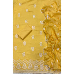 Premium Chikankari Pure Cotton Suit Set - Yanchi