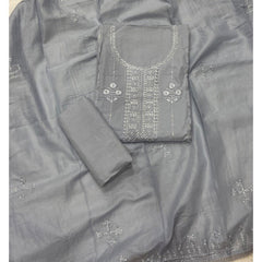 Premium Chikankari Pure Cotton Suit Set - Yanchi