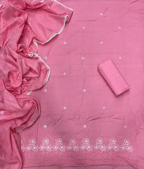 Premium Chikankari Pure Cotton Suit Set - Yanchi