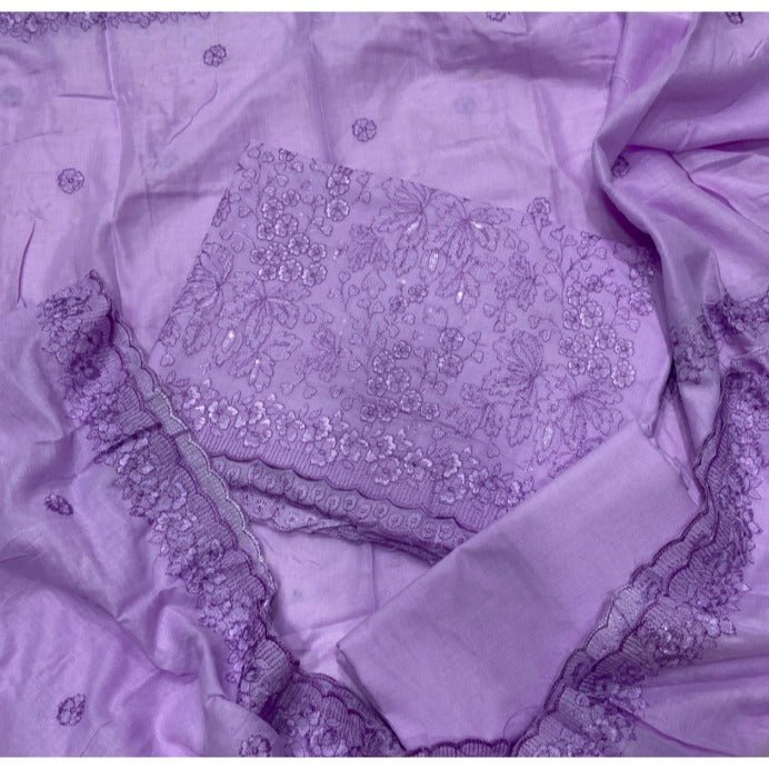 Premium Chikankari Pure Cotton Suit Set - Yanchi