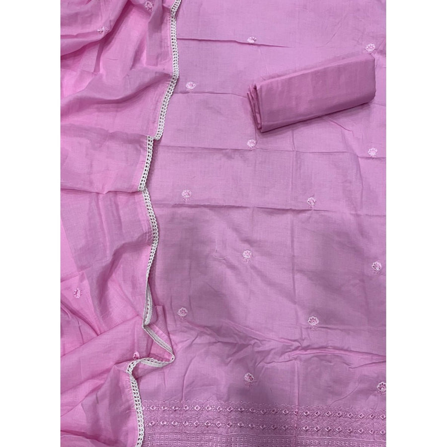 Premium Chikankari Pure Cotton Suit Set - Yanchi