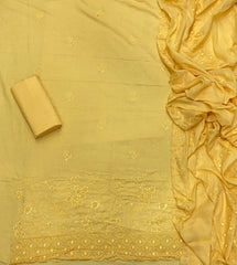 Premium Chikankari Pure Cotton Suit Set - Yanchi