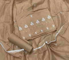 Premium Chikankari Pure Cotton Suit Set - Yanchi