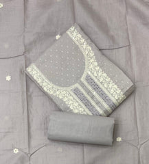 Premium Chikankari Pure Cotton Suit Set - Yanchi