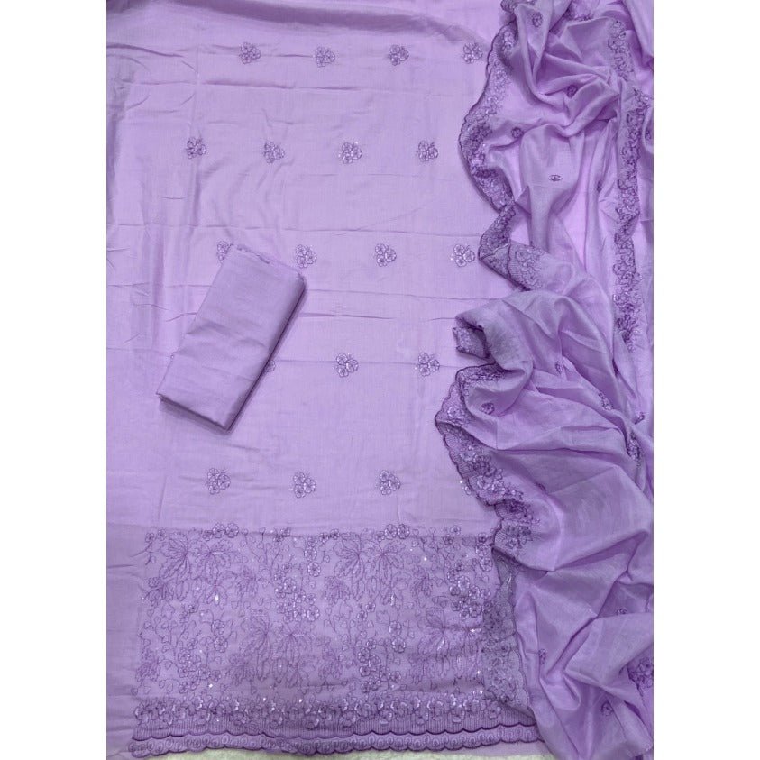 Premium Chikankari Pure Cotton Suit Set - Yanchi