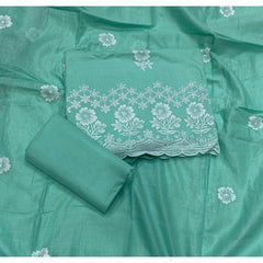 Premium Chikankari Pure Cotton Suit Set - Yanchi