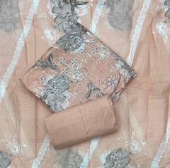 Premium Chikankari Pure Cotton Suit Set - Yanchi