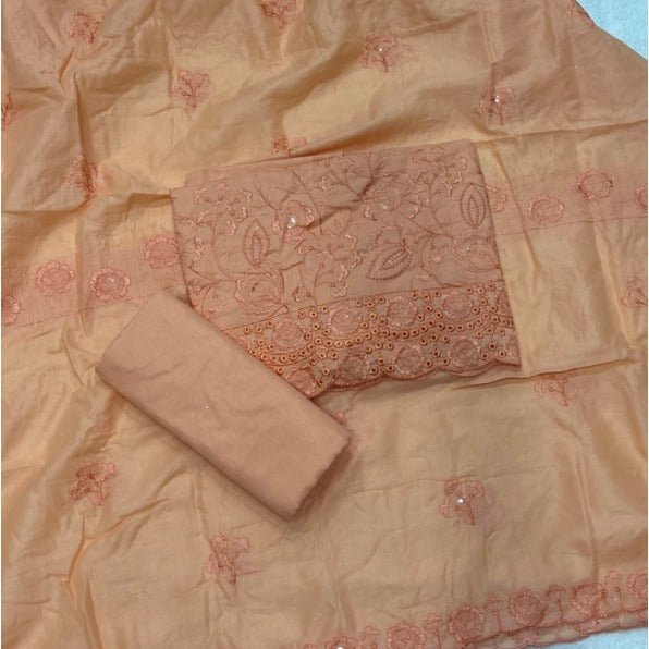 Premium Chikankari Pure Cotton Suit Set - Yanchi