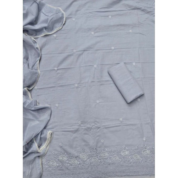 Premium Chikankari Pure Cotton Suit Set - Yanchi