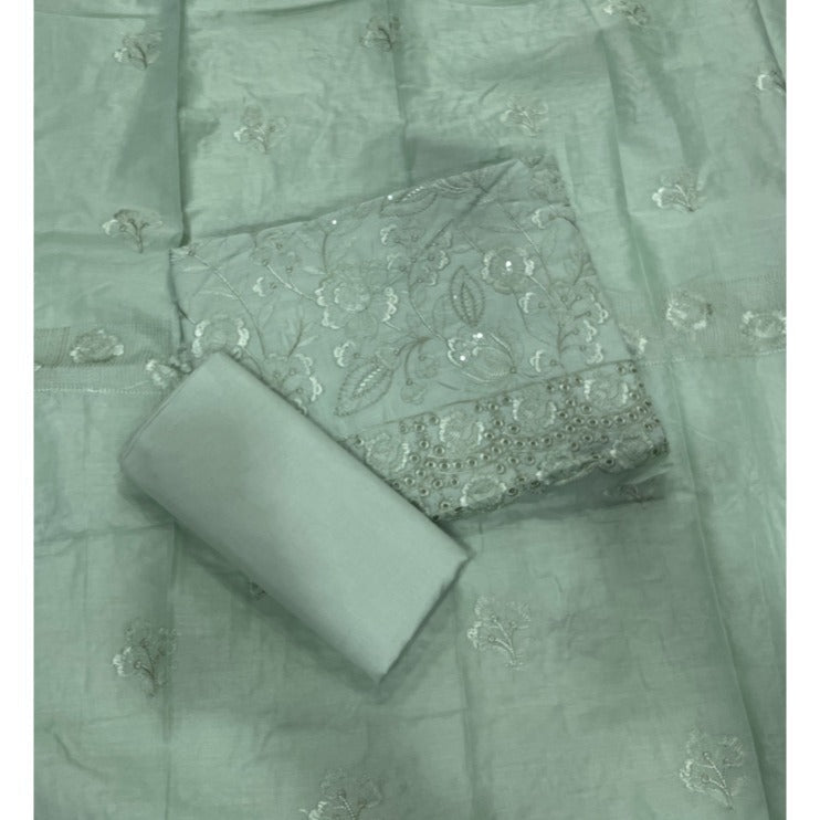 Premium Chikankari Pure Cotton Suit Set - Yanchi