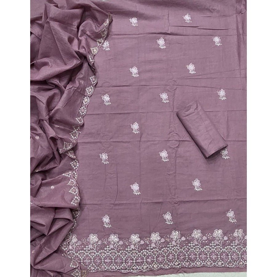 Premium Chikankari Pure Cotton Suit Set - Yanchi