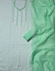 Premium Chikankari Pure Cotton Suit Set - Yanchi