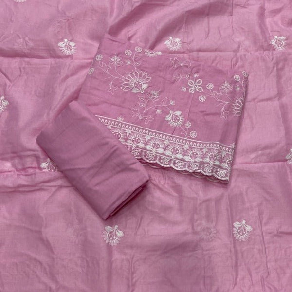 Premium Chikankari Pure Cotton Suit Set - Yanchi
