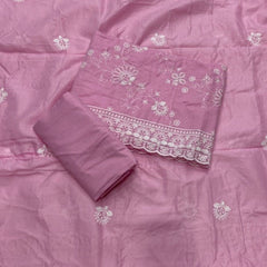 Premium Chikankari Pure Cotton Suit Set - Yanchi