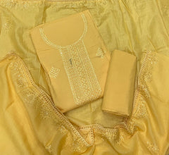 Premium Chikankari Pure Cotton Suit Set - Yanchi