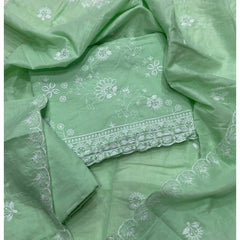 Premium Chikankari Pure Cotton Suit Set - Yanchi
