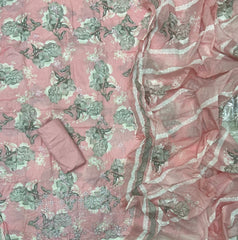 Premium Chikankari Pure Cotton Suit Set - Yanchi
