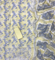 Premium Chikankari Pure Cotton Suit Set - Yanchi