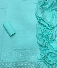 Premium Chikankari Pure Cotton Suit Set - Yanchi