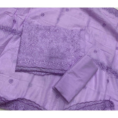 Premium Chikankari Pure Cotton Suit Set - Yanchi