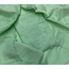 Premium Chikankari Pure Cotton Suit Set - Yanchi