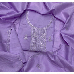 Premium Chikankari Pure Cotton Suit Set - Yanchi