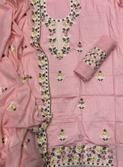 Premium Chikankari Pure Cotton Suit Set - Yanchi