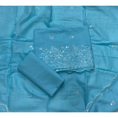 Premium Chikankari Pure Cotton Suit Set - Yanchi