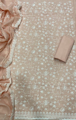 Premium Chikankari Pure Cotton Suit Set - Yanchi