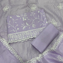 Premium Chikankari Pure Cotton Suit Set - Yanchi