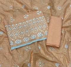 Premium Chikankari Pure Cotton Suit Set - Yanchi