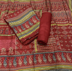 Premium Winter Pashmina Digital Print Suit Set with Hand Embroidery - Yanchi