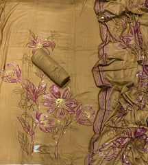 Premium Winter Pashmina Digital Print Suit Set with Hand Embroidery - Yanchi