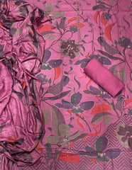 Premium Winter Pashmina Digital Print Suit Set with mirror Work(142vol) - Yanchi