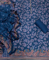 Premium Winter Pashmina Digital Print Suit Set with mirror work(148 vol) - Yanchi