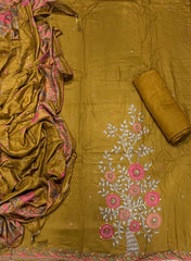 Premium Winter Pashmina Digital Print Suit Set with mirror Work(150vol) - Yanchi