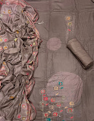 Premium Winter Pashmina Digital Print Suit Set with mirror Work(152vol) - Yanchi